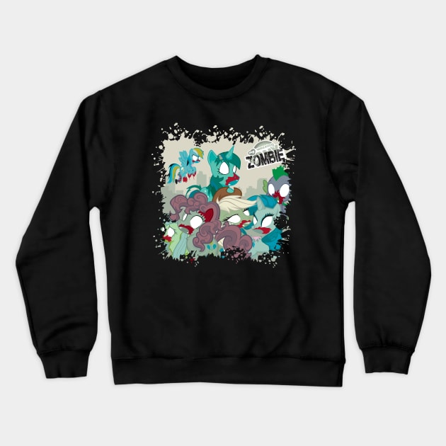 My Little Zombie Crewneck Sweatshirt by CuddleswithCatsArt